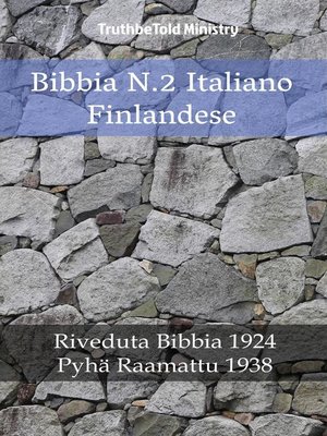 cover image of Bibbia N.2 Italiano Finlandese
